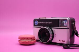 Free stock photo of camera, kodak, macaron
